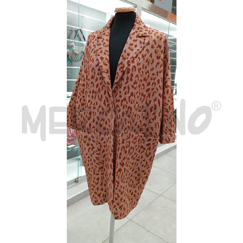GIACCA D SEMICOUTURE LEOPARDATO BE DORATO GLITTER | Mercatino dell'Usato Roma viale tirreno 2