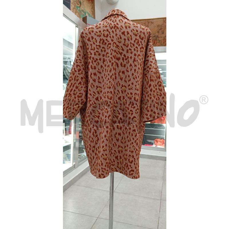 GIACCA D SEMICOUTURE LEOPARDATO BE DORATO GLITTER | Mercatino dell'Usato Roma viale tirreno 3