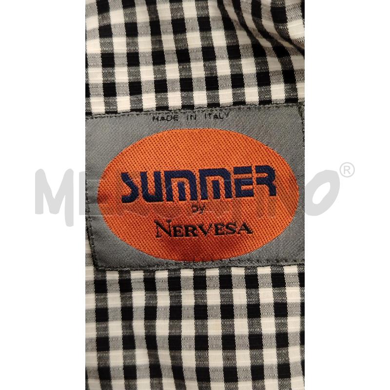 GIACCA D SUMMER BY NERVESA QUADRATINI BI BL  | Mercatino dell'Usato Roma viale tirreno 4