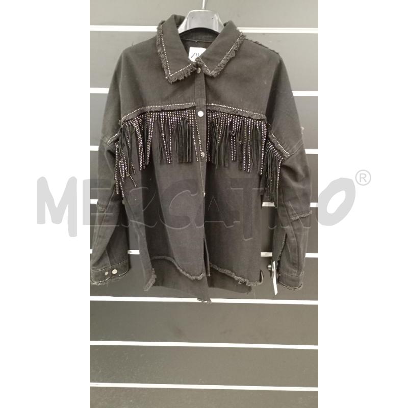 GIACCA D ZARA NE DENIM FRANGE STRASS | Mercatino dell'Usato Roma viale tirreno 1