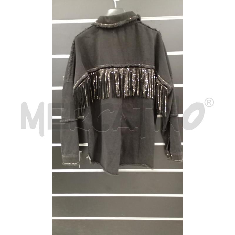 GIACCA D ZARA NE DENIM FRANGE STRASS | Mercatino dell'Usato Roma viale tirreno 2
