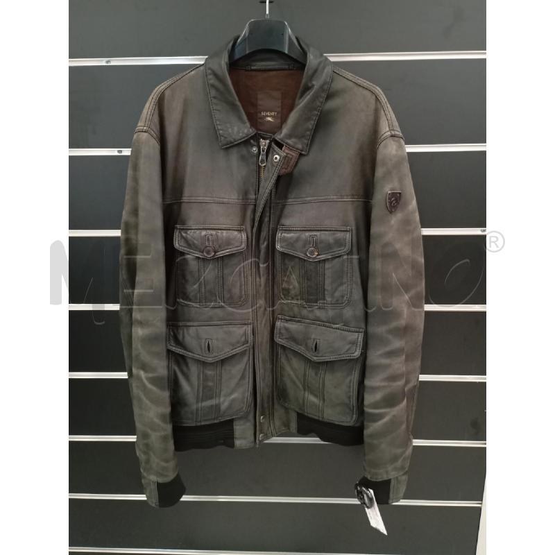 GIACCA PELLE UOMO SEVENTY NE/MA BOMBER | Mercatino dell'Usato Roma viale tirreno 1