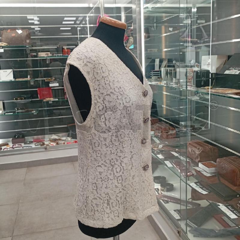 GILET D GIULIA GALANTI BI RICAMATO  | Mercatino dell'Usato Roma viale tirreno 3