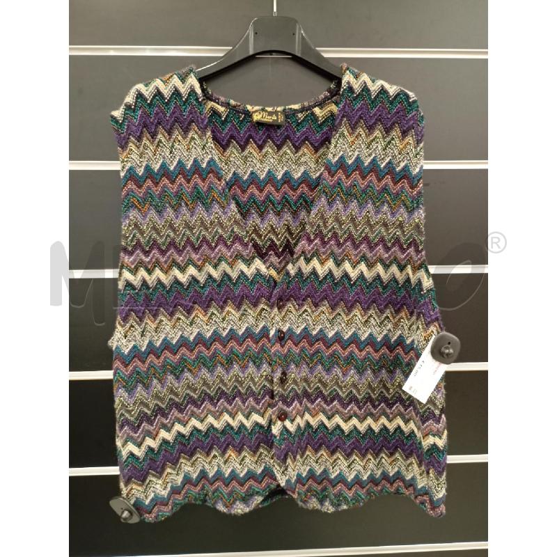 GILET D MARILÙ CASMERE MULTICOLOR  | Mercatino dell'Usato Roma viale tirreno 1