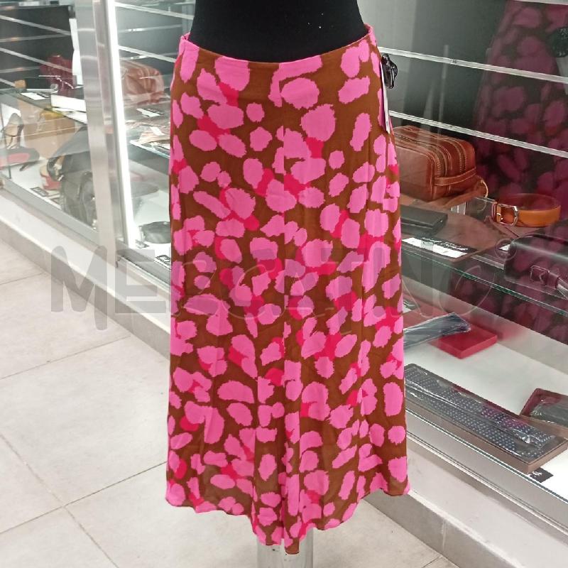 GONNA SEMICOUTURE 01 FANT ASTRATTA FUCSIA MA LUNGA AMPIA | Mercatino dell'Usato Roma viale tirreno 1