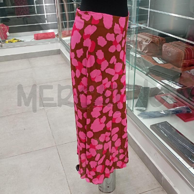 GONNA SEMICOUTURE 01 FANT ASTRATTA FUCSIA MA LUNGA AMPIA | Mercatino dell'Usato Roma viale tirreno 3