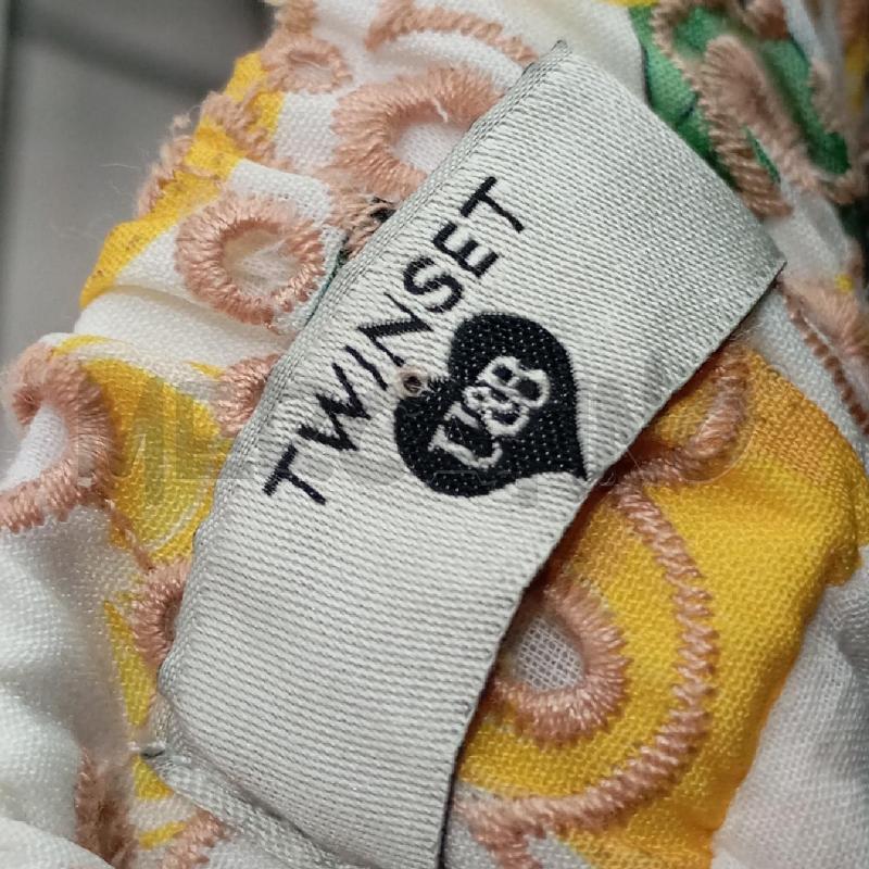 GONNA TWINSET BIANCO FANTASIA POSITANO  | Mercatino dell'Usato Roma viale tirreno 4