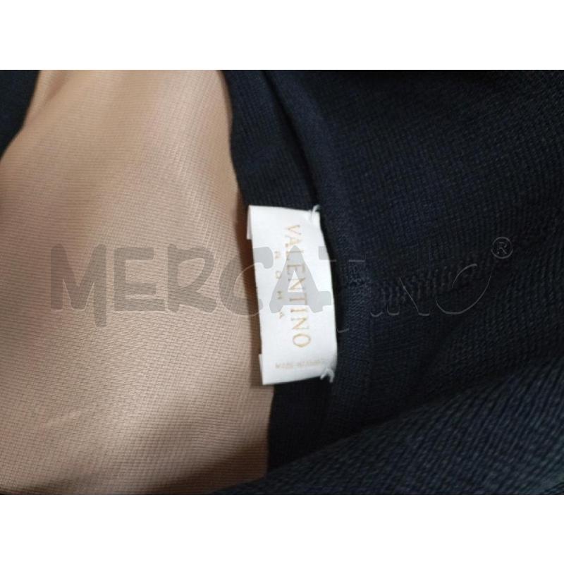 GONNA VALENTINO NERA MAGLIA INT BEIGE  | Mercatino dell'Usato Roma viale tirreno 3