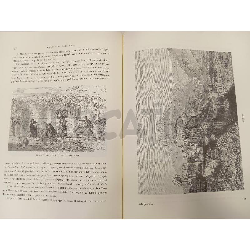 ITALIA VIAGGIO PITTORESCO DALL'ALPI ALL'ETNA 1885 | Mercatino dell'Usato Roma viale tirreno 3