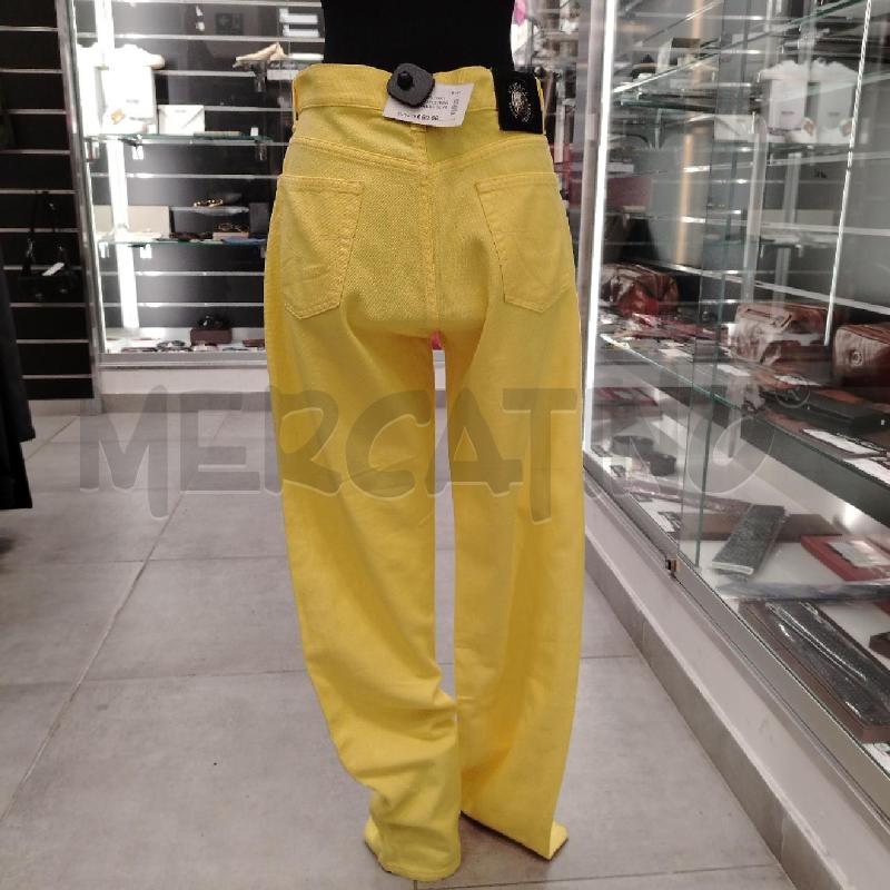 JEANS D VERSACE JEANS COUTURE GIALLO | Mercatino dell'Usato Roma viale tirreno 2
