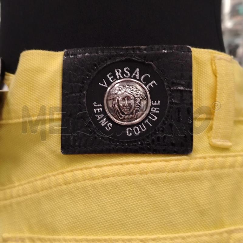 JEANS D VERSACE JEANS COUTURE GIALLO | Mercatino dell'Usato Roma viale tirreno 4