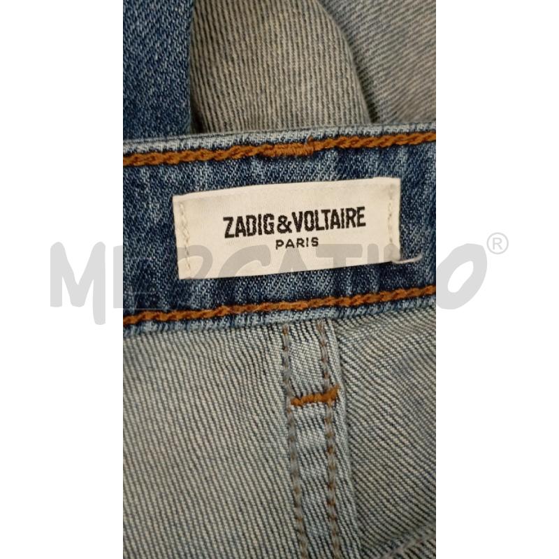 JEANS D ZADIG & VOLTAIRE BORCHIE TASCA | Mercatino dell'Usato Roma viale tirreno 3