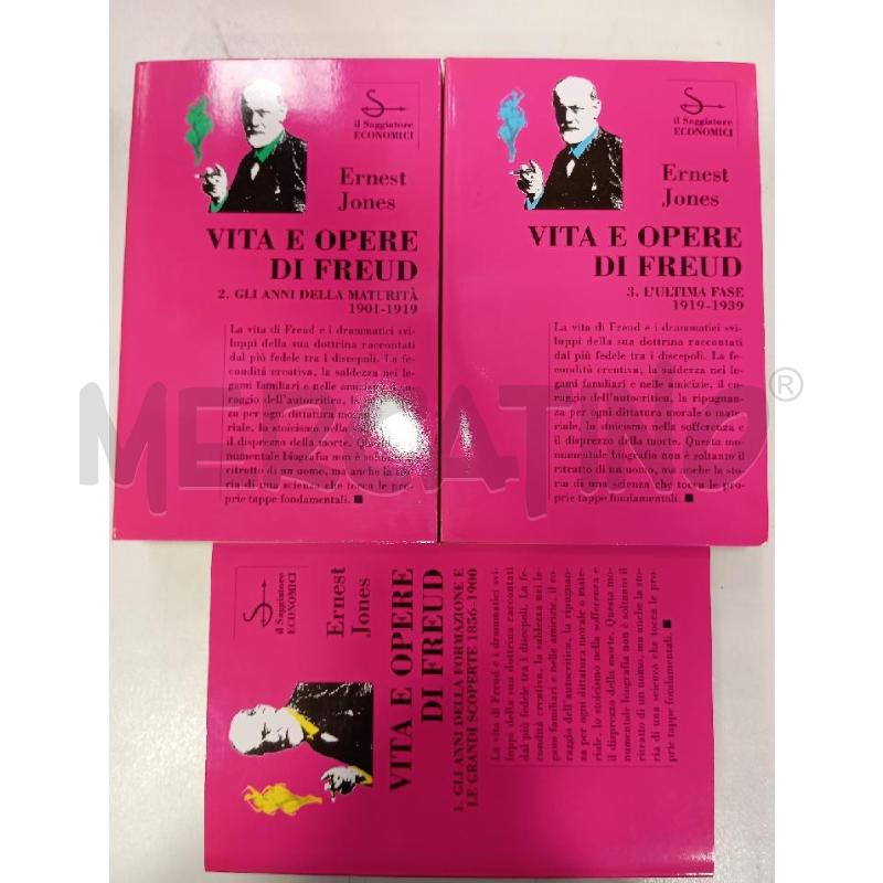 JONES VITA E OPERE DI FREUD COFANETTO | Mercatino dell'Usato Roma viale tirreno 2