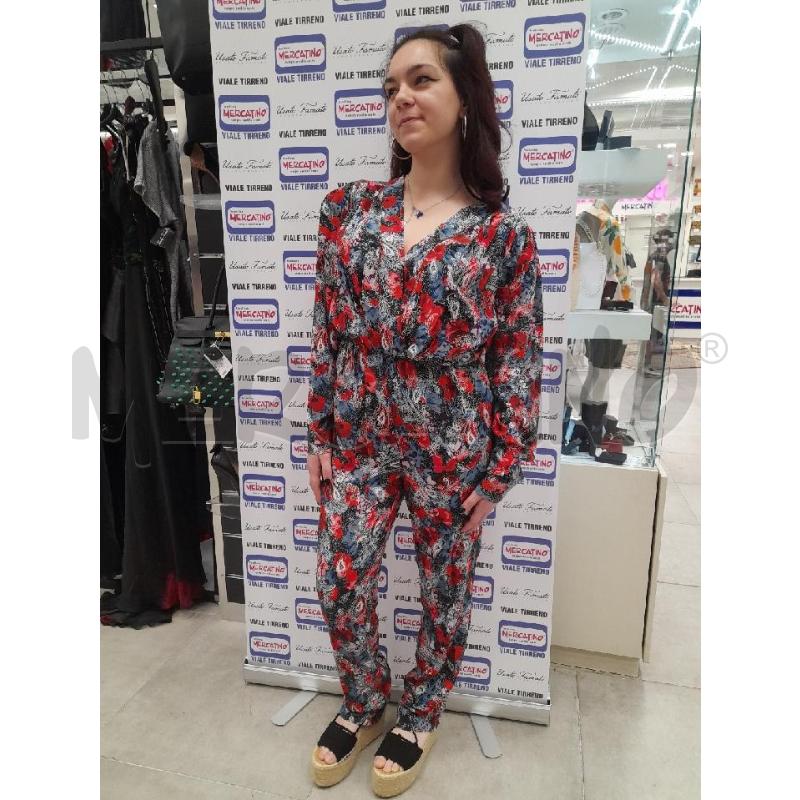 JUMPSUIT THE KOOPLES PARIS FLOREALE RSS BL NE BI | Mercatino dell'Usato Roma viale tirreno 1
