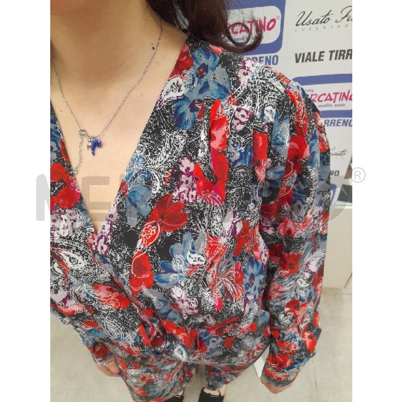JUMPSUIT THE KOOPLES PARIS FLOREALE RSS BL NE BI | Mercatino dell'Usato Roma viale tirreno 2