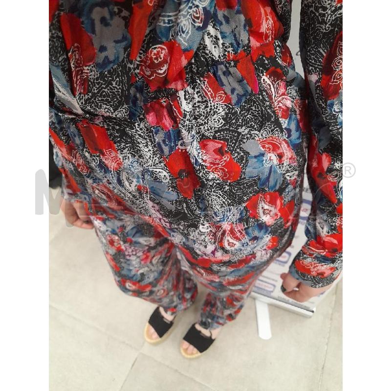 JUMPSUIT THE KOOPLES PARIS FLOREALE RSS BL NE BI | Mercatino dell'Usato Roma viale tirreno 3