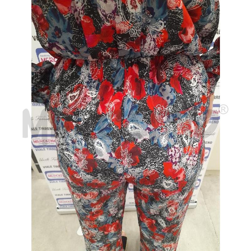 JUMPSUIT THE KOOPLES PARIS FLOREALE RSS BL NE BI | Mercatino dell'Usato Roma viale tirreno 5