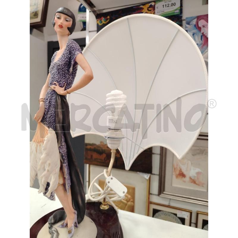 LAMPADA ARMANI LADY WITH FAN | Mercatino dell'Usato Roma viale tirreno 4