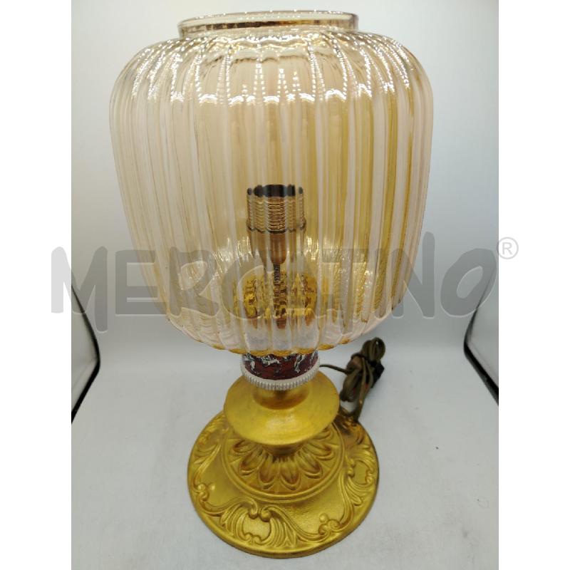 LAMPADA BASE TONDA ORO DEC CAVALLI | Mercatino dell'Usato Roma viale tirreno 4
