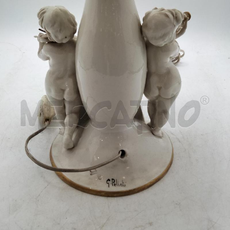 LAMPADA CER CAPODIMONTE A FIRMA G PELLATI | Mercatino dell'Usato Roma viale tirreno 3