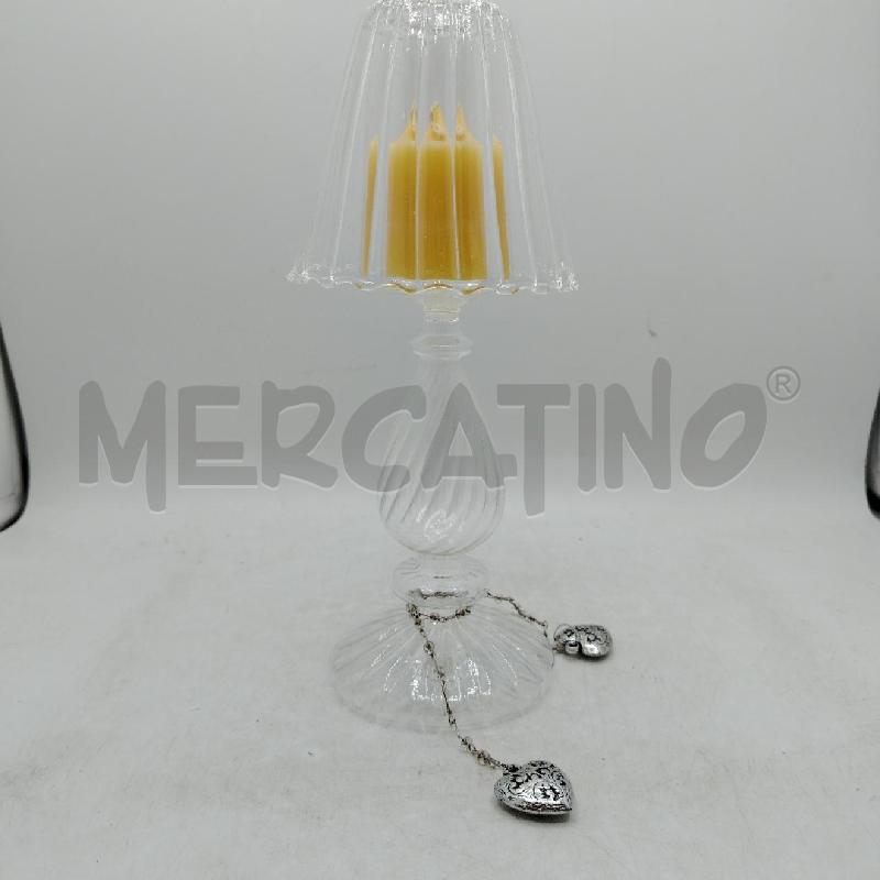LAMPADA P CANDELA VETRO  | Mercatino dell'Usato Roma viale tirreno 1