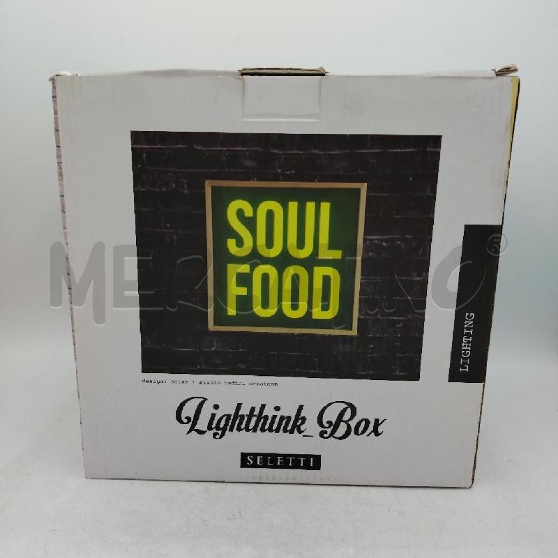 LAMPADA SELETTI LIGHTHINK BOX | Mercatino dell'Usato Roma viale tirreno 1