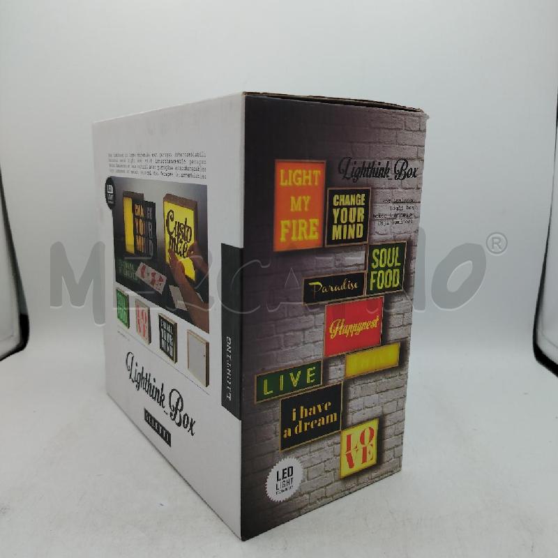 LAMPADA SELETTI LIGHTHINK BOX | Mercatino dell'Usato Roma viale tirreno 3