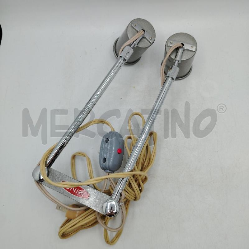 LAMPADA VINTAGE DOPPIA UNIK | Mercatino dell'Usato Roma viale tirreno 4