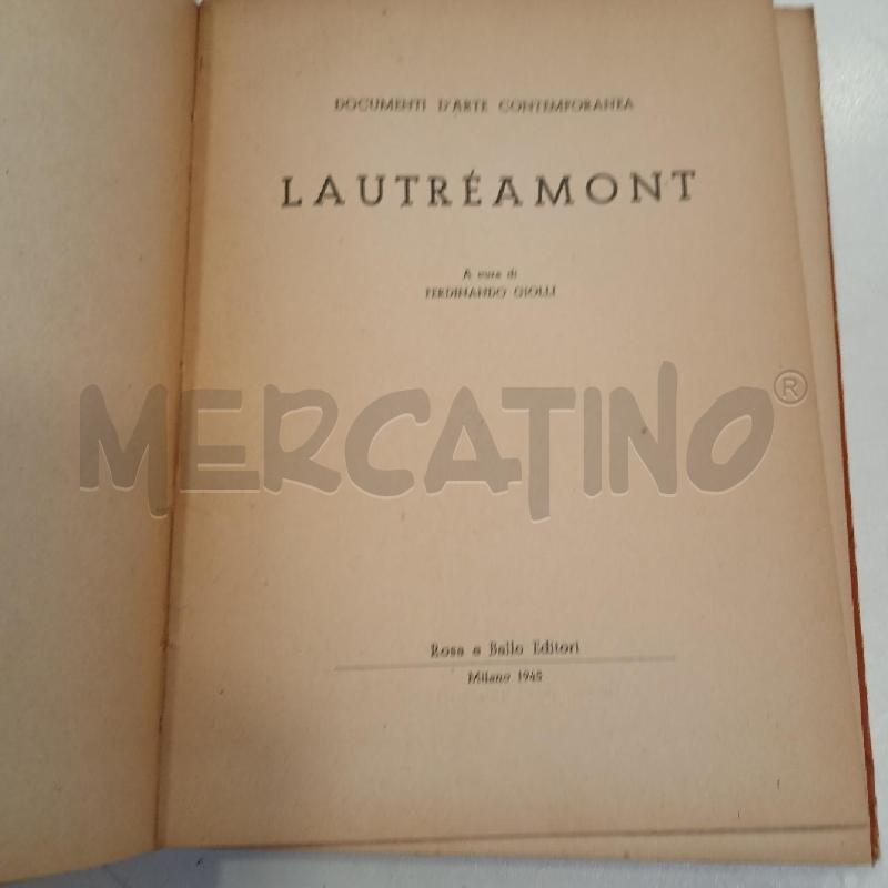 LAUTREAMONT DOCUMENTI D'ARTE CONTEMPORANEA | Mercatino dell'Usato Roma viale tirreno 4