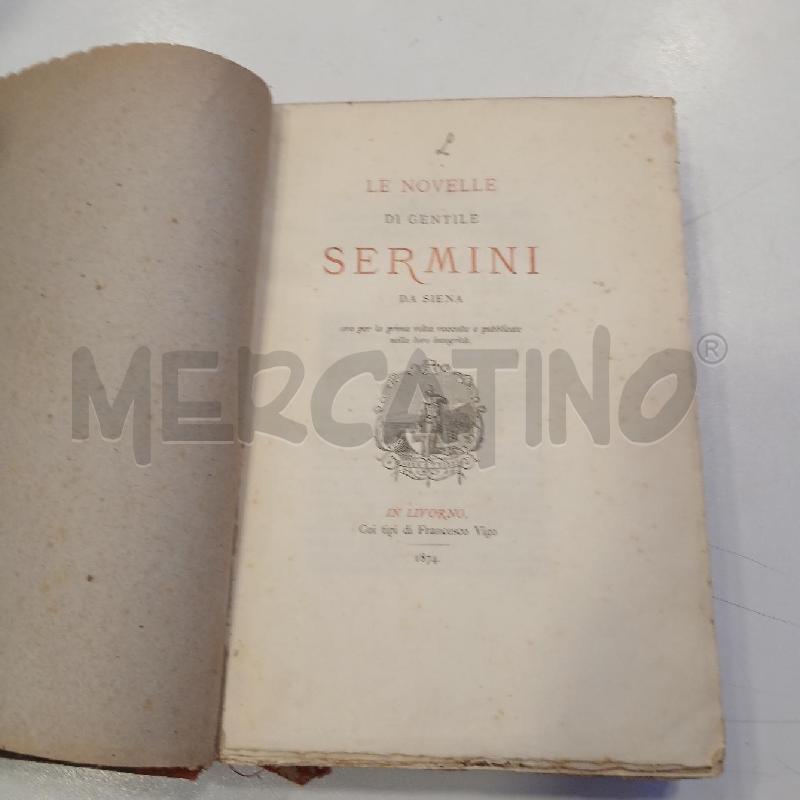 LE NOVELLE DI GENTILE SERMINI DA SIENA  | Mercatino dell'Usato Roma viale tirreno 3