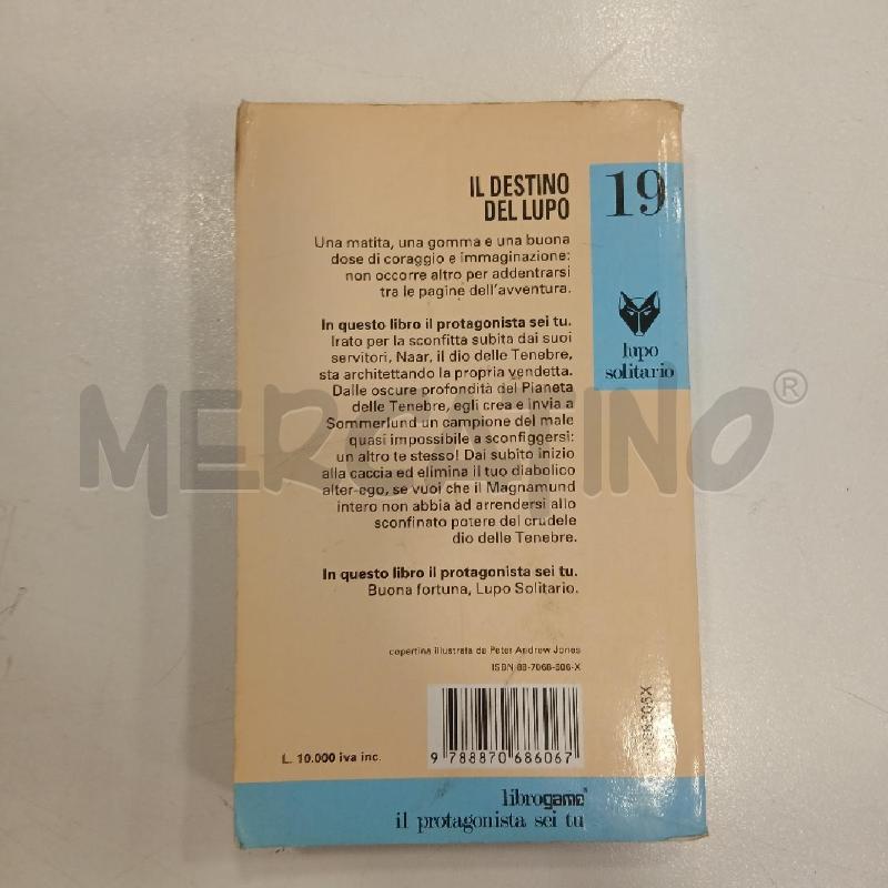 LIBROGAME DEVER IL DESTINO DEL LUPO | Mercatino dell'Usato Roma viale tirreno 4