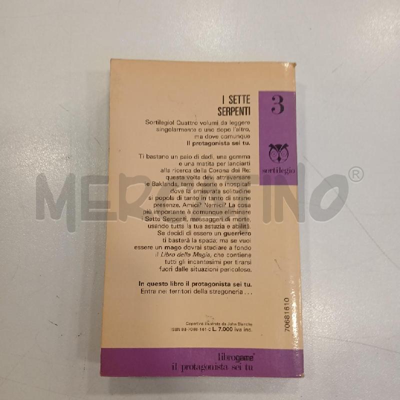 LIBROGAME JACKSON I SETTE SERPENTI | Mercatino dell'Usato Roma viale tirreno 2