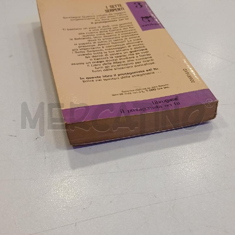 LIBROGAME JACKSON I SETTE SERPENTI | Mercatino dell'Usato Roma viale tirreno 3