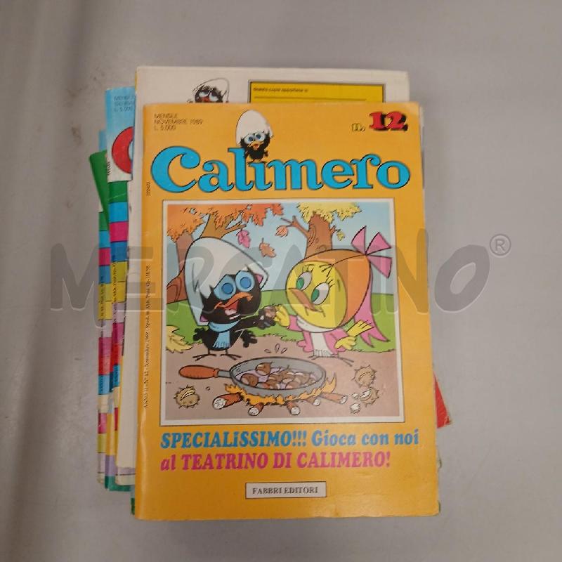 LOTTO 12 CALIMERO MENSILE 1989 | Mercatino dell'Usato Roma viale tirreno 1