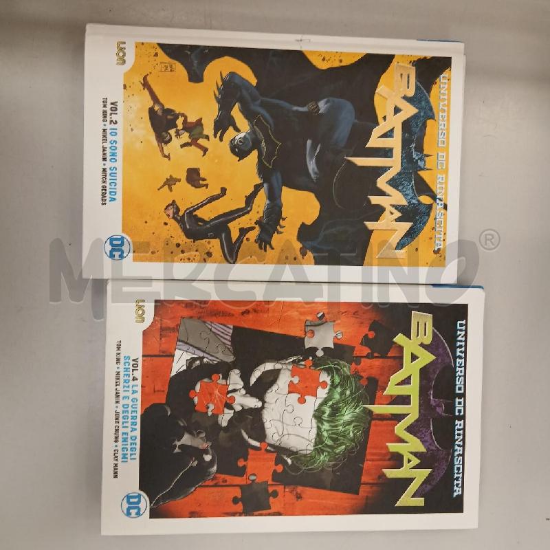 LOTTO BATMAN 4 VOL UNIVERSO DC RINASCITA | Mercatino dell'Usato Roma viale tirreno 1