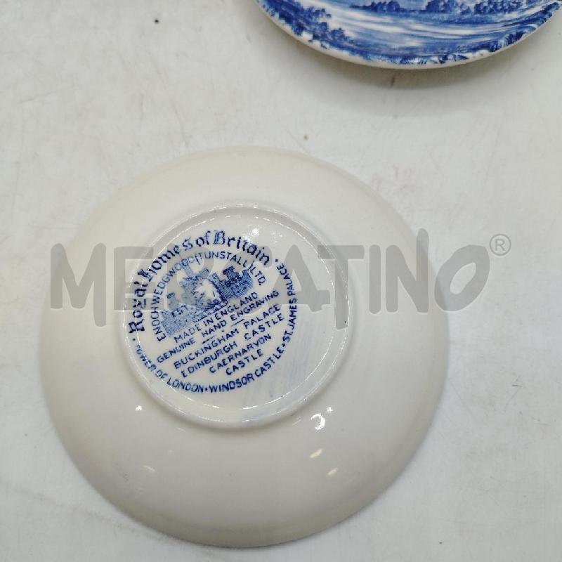 LOTTO PIATTINI INGLESI DEC BLU | Mercatino dell'Usato Roma viale tirreno 3