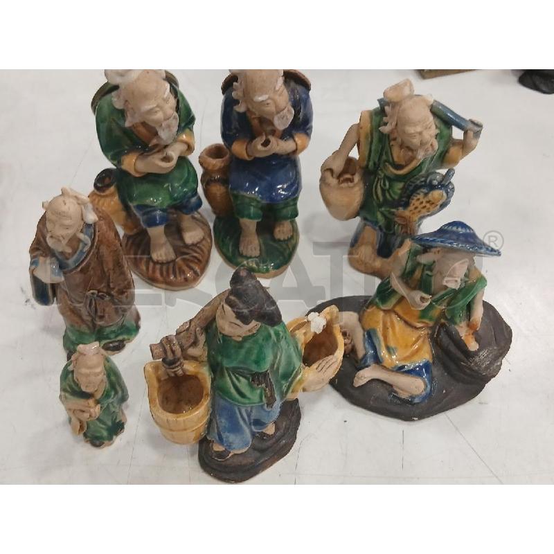 LOTTO STATUINE T COTTO CINESE DA RIV | Mercatino dell'Usato Roma viale tirreno 1