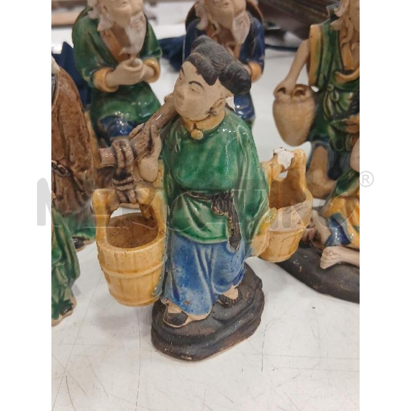LOTTO STATUINE T COTTO CINESE DA RIV | Mercatino dell'Usato Roma viale tirreno 2
