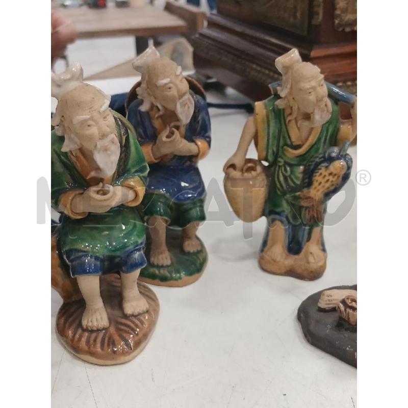 LOTTO STATUINE T COTTO CINESE DA RIV | Mercatino dell'Usato Roma viale tirreno 3