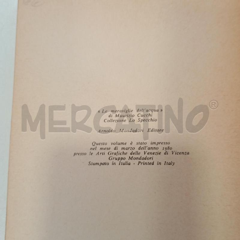M.CUCCHI LE MERAVIGLIE DELL'ACQUA | Mercatino dell'Usato Roma viale tirreno 3