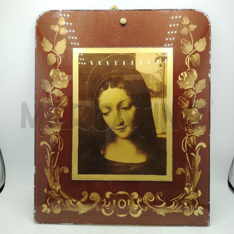 MADONNA SU VETRO AEREOGRAFIA | Mercatino dell'Usato Roma viale tirreno 1