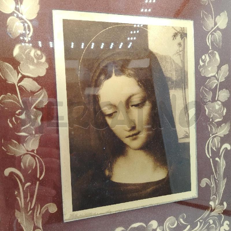 MADONNA SU VETRO AEREOGRAFIA | Mercatino dell'Usato Roma viale tirreno 2