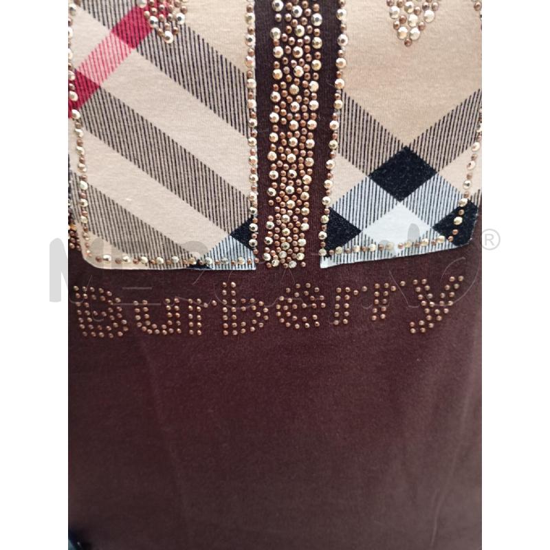 MAGLIA D BURBERY MARRONE  | Mercatino dell'Usato Roma viale tirreno 3