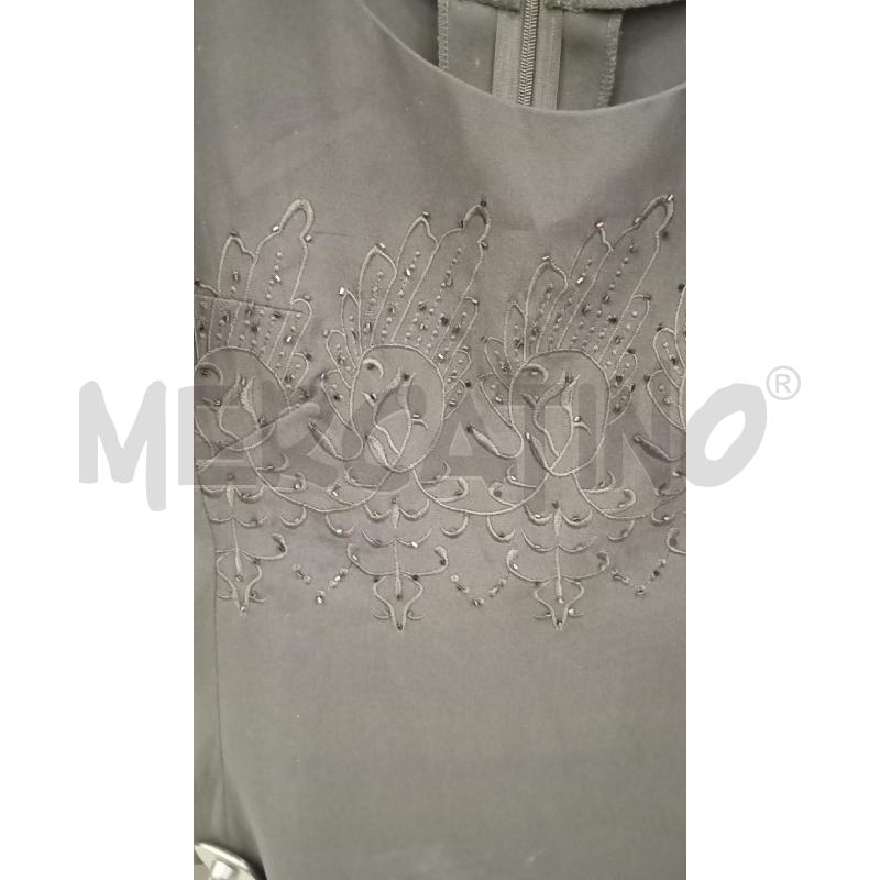 MAGLIA D LUISA SPAGNOLI  100%SETA NERO CON APPLICAZIONI | Mercatino dell'Usato Roma viale tirreno 4