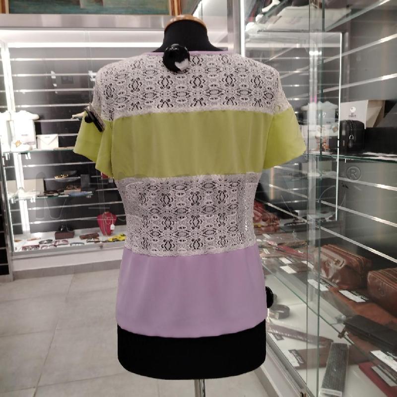 MAGLIA D PAMELA BILANO RIGHE LILLA VE BI CROCHE  | Mercatino dell'Usato Roma viale tirreno 2