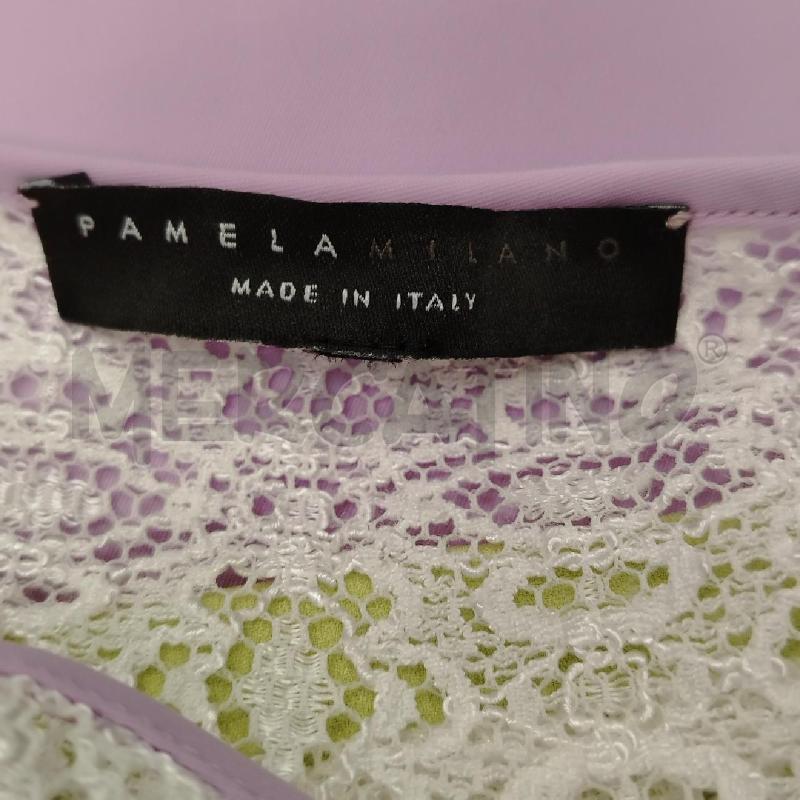 MAGLIA D PAMELA BILANO RIGHE LILLA VE BI CROCHE  | Mercatino dell'Usato Roma viale tirreno 4