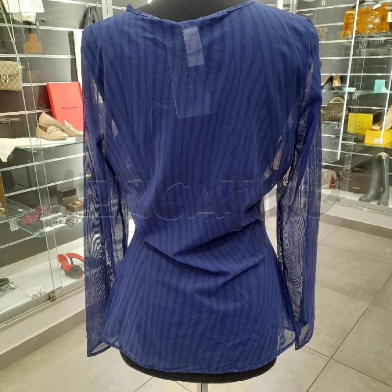 MAGLIA D SILVIA MANTEGNA BL RIGHE VELATA  | Mercatino dell'Usato Roma viale tirreno 2