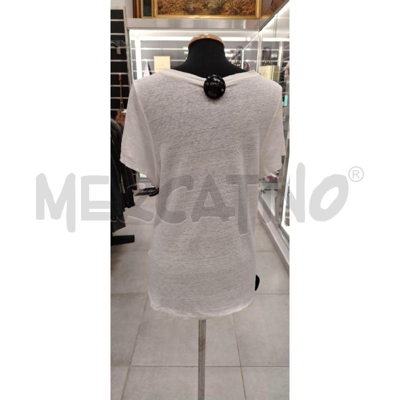 MAGLIA D ZADIG & VOLTAIRE BIANCO | Mercatino dell'Usato Roma viale tirreno 2