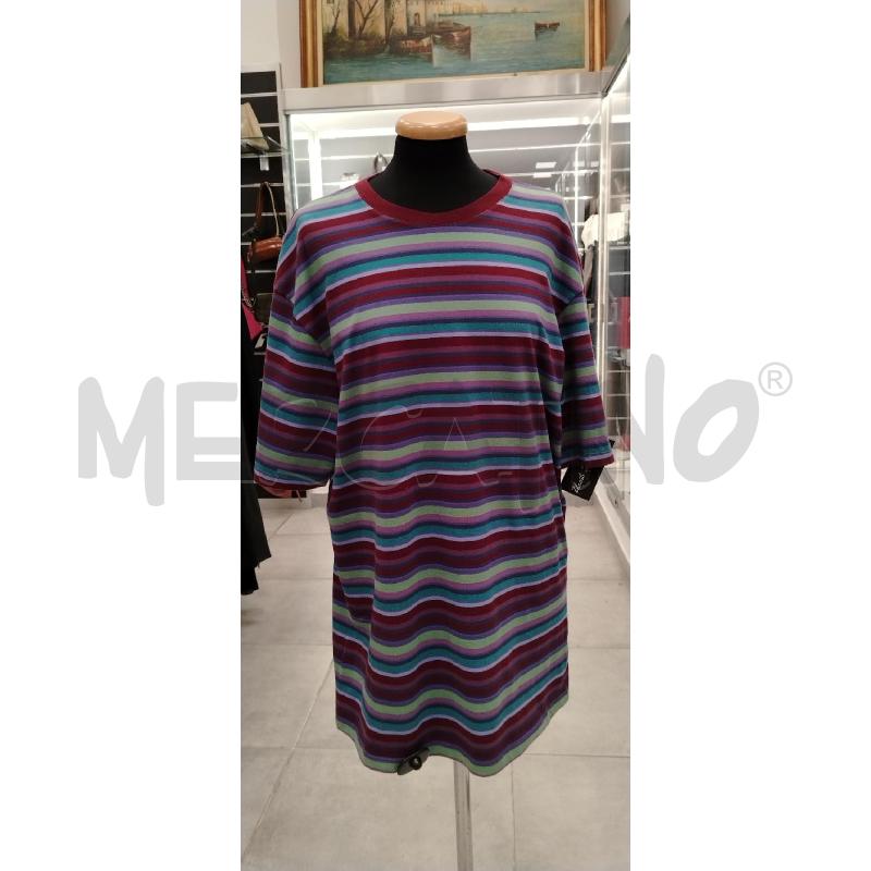 MAGLIA U FALLO RIGHE MULTICOLOR | Mercatino dell'Usato Roma viale tirreno 1