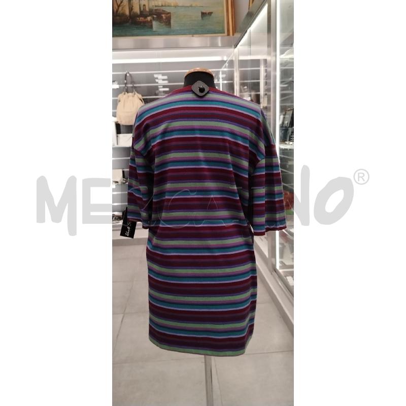 MAGLIA U FALLO RIGHE MULTICOLOR | Mercatino dell'Usato Roma viale tirreno 2
